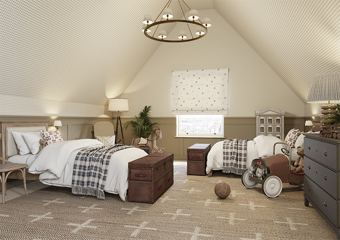Kings Breakfast, Mini Kingsmen - Roman Blind - Image 6